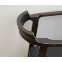 Стул с подлокотниками Sheffilton SHT-S203 (черный/венге)