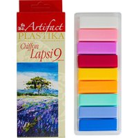 Полимерная глина ArtiFact Пластика Lapsi Chiffon (9 цв, 180 г)