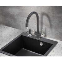 Смеситель Milacio Ultra 554 (черный матовый)