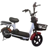 Электроскутер NOVA EC02 (красный, без цепи)