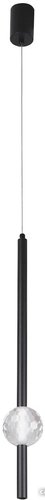 Подвесная люстра Crystal Lux Elvira SP8W LED 4000K (Black)