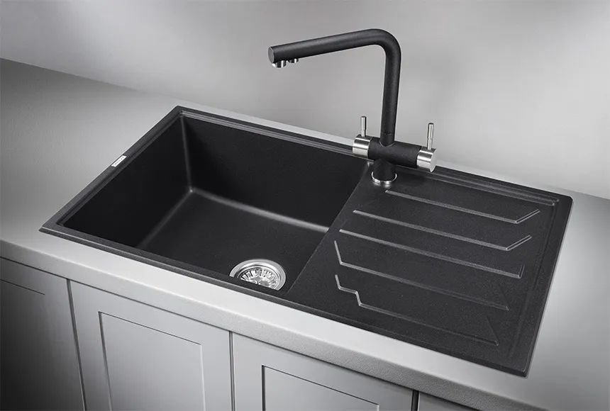 

Кухонная мойка Granula Quarz 8601 (черный)