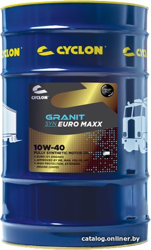 Моторное масло Cyclon Granit Syn Euro Maxx 10W-40 208л