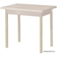 Кухонный стол Элегия ЛДСП ПН Раскладной (лак бесцветный/ясень шимо светлый)