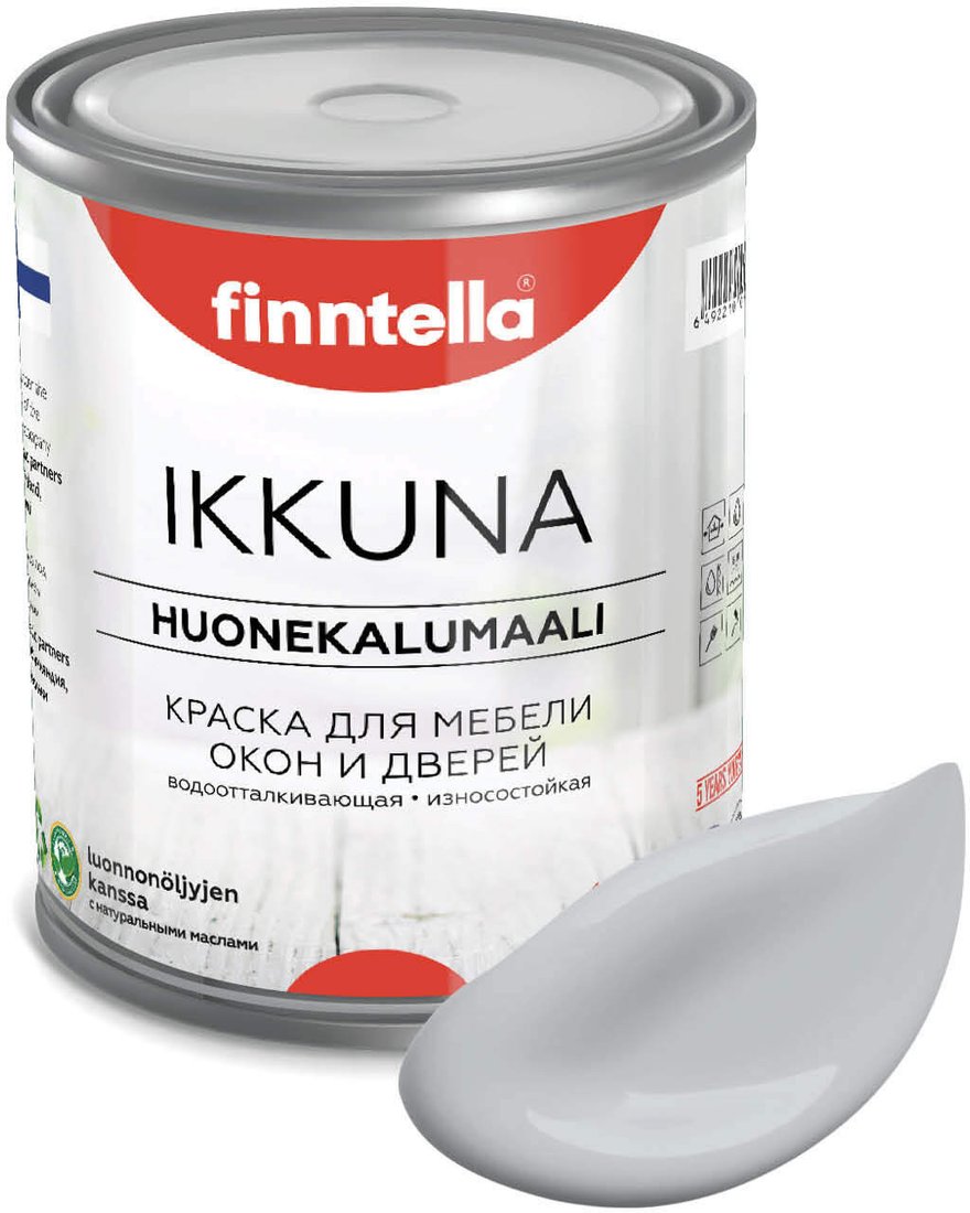 

Краска Finntella Ikkuna Tuuli F-34-1-1-FL047 0.9 л (серый)