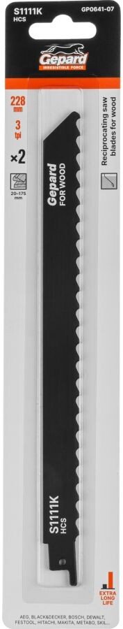 

Набор пильных полотен Gepard GP0641-07