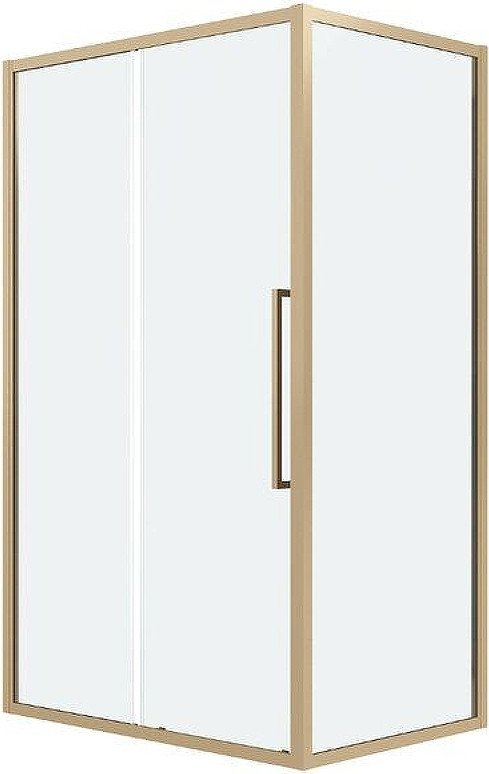 Душевой уголок Grossman Cosmo 120x100x195 120.K33.02.1210.32.00 (золото сатин/стекло прозрачное)