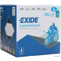 Мотоциклетный аккумулятор Exide EB4L-B (4 А·ч)