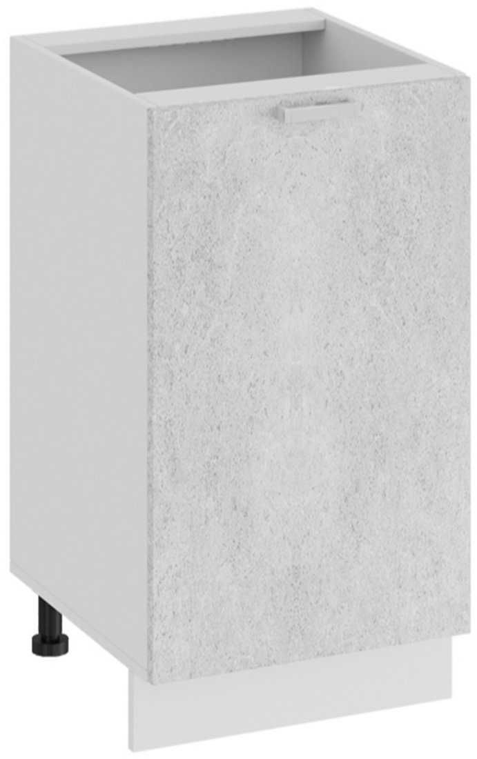 

Шкаф напольный Трия Гранита 1Н45 (белый/бетон снежный)
