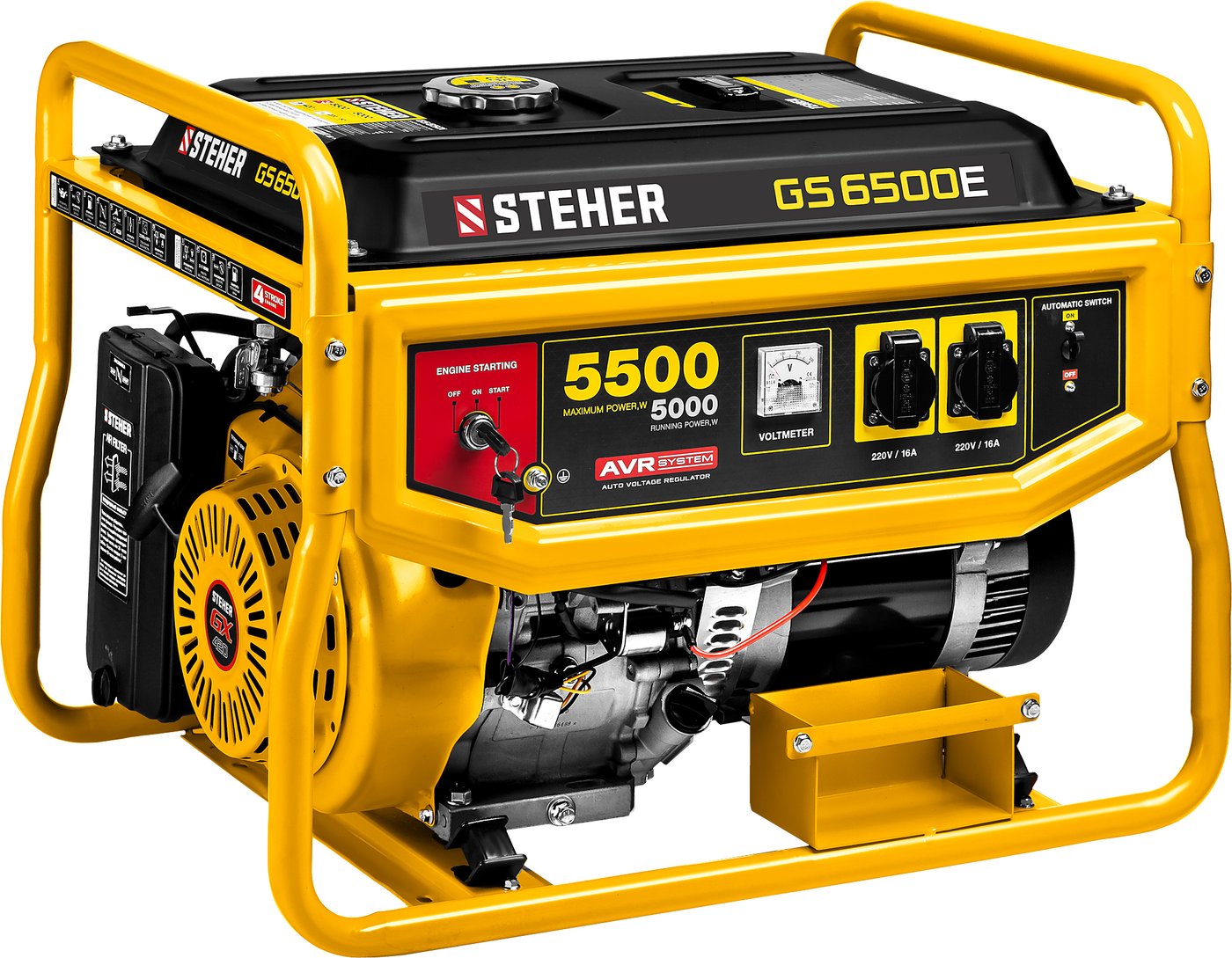 

Бензиновый генератор Steher GS-6500Е