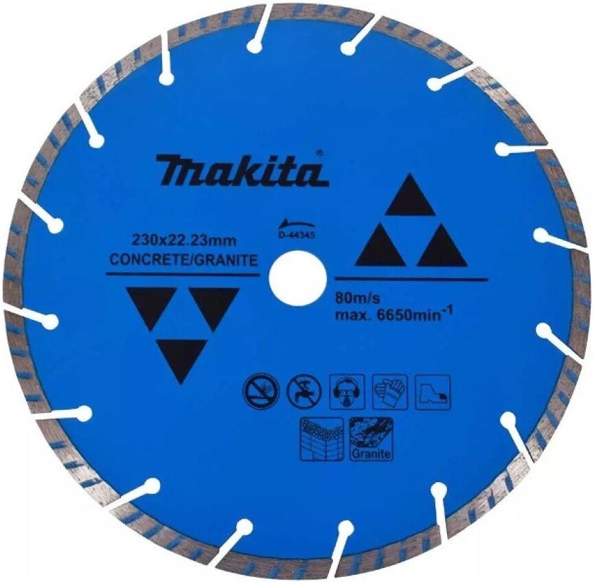 Отрезной диск алмазный  Makita D-44345
