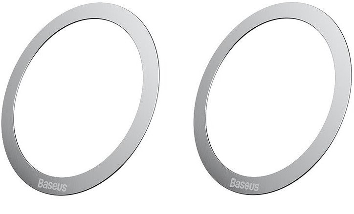 

Магнитная пластина для держателя Baseus Halo Series Magnetic Metal Ring (2pcs/pack) Silver PCCH000012