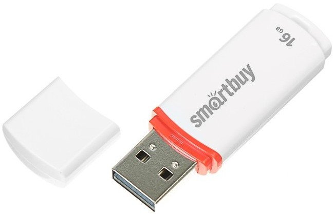 USB Flash SmartBuy Crown 16GB (белый)