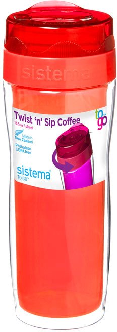 

Термокружка Sistema To-Go Кофе-с-собой 21478 0.49л (красный)