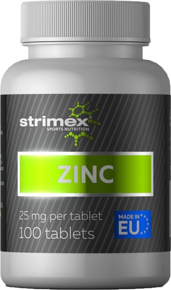 

Витамины, минералы Strimex Цинк 25 мг (100 таблеток)