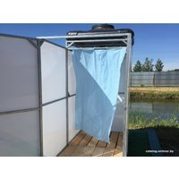 Душевая кабина для дачи с баком Импласт Летний душ с тамбуром 200 л.