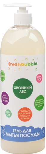 

Средство для мытья посуды Freshbubble Хвойный лес 1 л