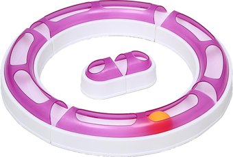 Игрушка для кошек Пижон Круг и волна 7442149 (белый/фиолетовый)