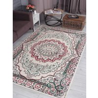 Ковер для жилой комнаты Merinos Darga F670-STAN-CREAM-RED (2.5x4)