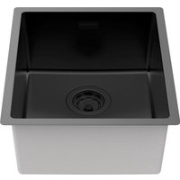 Кухонная мойка Paulmark Lassan 38 UNI LA38-MBN (черный/черный матовый)
