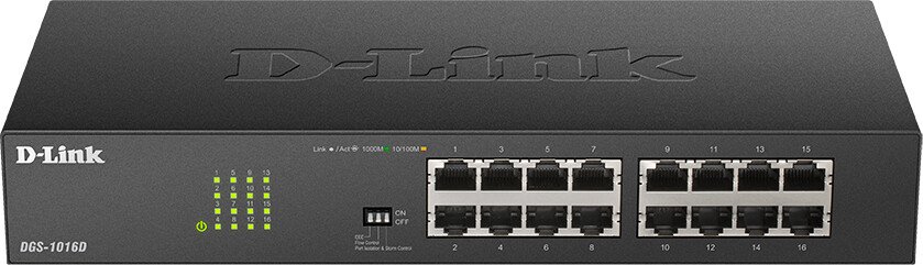 

Настраиваемый коммутатор D-Link DGS-1016D/J1A