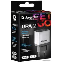 Сетевое зарядное Defender UPA-21 (белый) в Гродно
