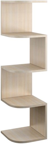 Полка Bon Mebel Снейк 1 (дуб молочный)