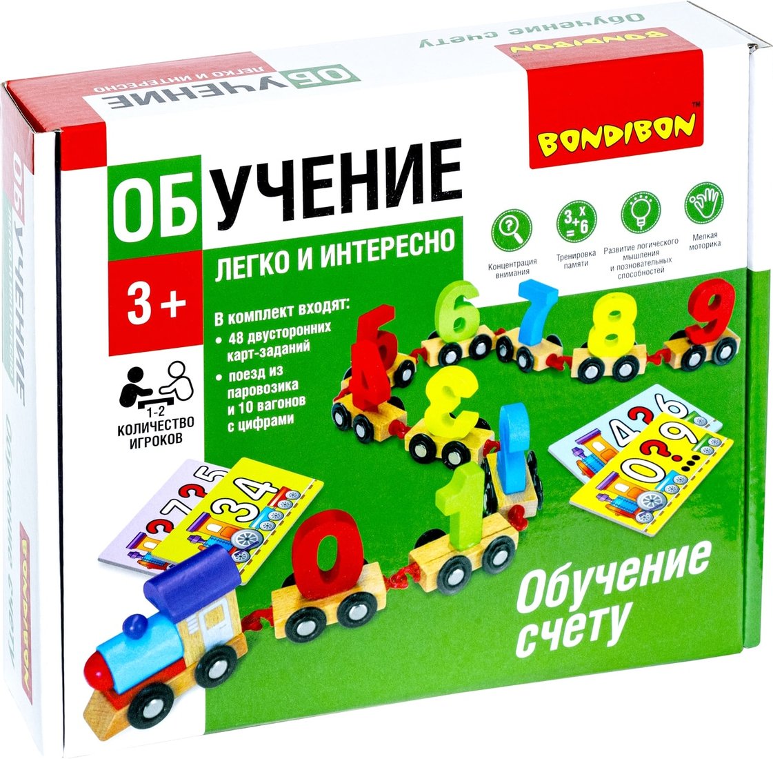 

Развивающая игра Bondibon Обучение счету Цифры ВВ4903