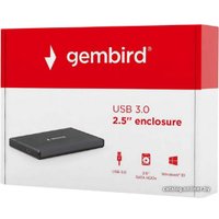 Бокс для накопителей 2.5" Gembird EE2-U3S-3 (черный)