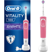 Электрическая зубная щетка Oral-B Vitality 100 3D White D100.413.1 (розовый)