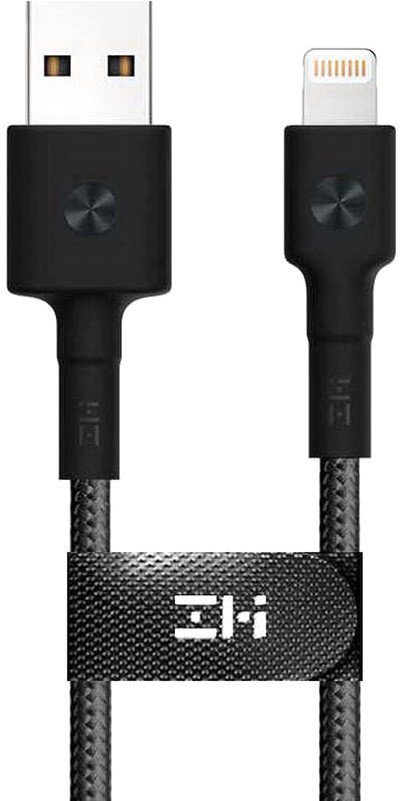 

Кабель ZMI AL853 USB Type-A - Lightning (1.5 м, черный)