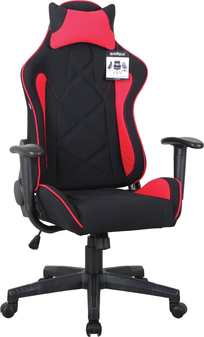 

Игровое (геймерское) кресло Brabix GT Racer GM-101 (черный/красный)