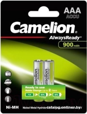 Аккумулятор Camelion Always Ready AAA AAA-900-BP2 NH 2шт