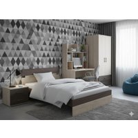 Кровать PROxSON Milton 90x200 (ясень шимо темный/бунратти)