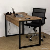 Стол Millwood Гонконг ДТ-3 120x70x75 (дуб табачный Craft/черный)