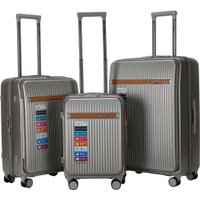 Чемодан-спиннер Mironpan 2504 55 см (бронзовый)
