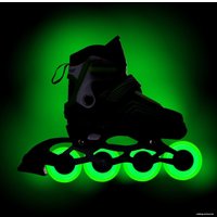 Роликовые коньки RGX Atom LED (р. 27-30, зеленый)