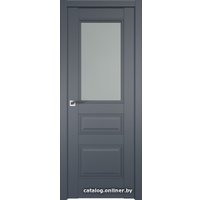 Межкомнатная дверь ProfilDoors 67U L 90x200 (антрацит/стекло матовое)