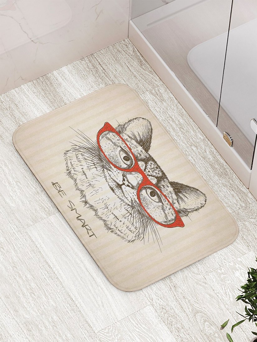 

Коврик для ванной JoyArty Будь умным bath_15560