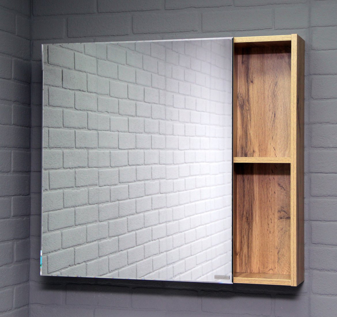 

Домино Шкаф с зеркалом для ванной Craft 80