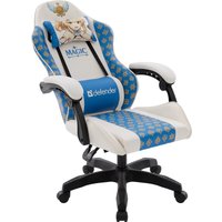Игровое (геймерское) кресло Defender Legas (белый/синий)