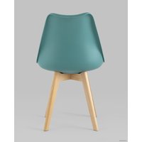 Стул Stool Group Frankfurt New Y863 (серо-зеленый/деревянные ножки)