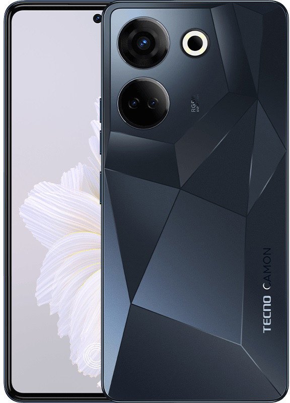 

Телефон Tecno Camon 20 Pro 8GB/256GB (предрассветный черный)