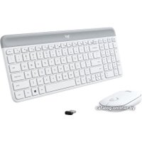 Офисный набор Logitech MK470 Slim Wireless Combo 920-009183 (белый, нет кириллицы)