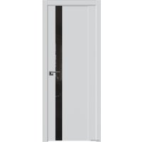 Межкомнатная дверь ProfilDoors 62U L 70x200 (аляска, стекло черный лак)