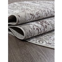 Ковер для жилой комнаты Merinos Silver F390-OVAL-GRAY (1.8x3.5)