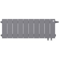 Биметаллический радиатор Royal Thermo PianoForte 200 VDR Silver Satin (10 секций)