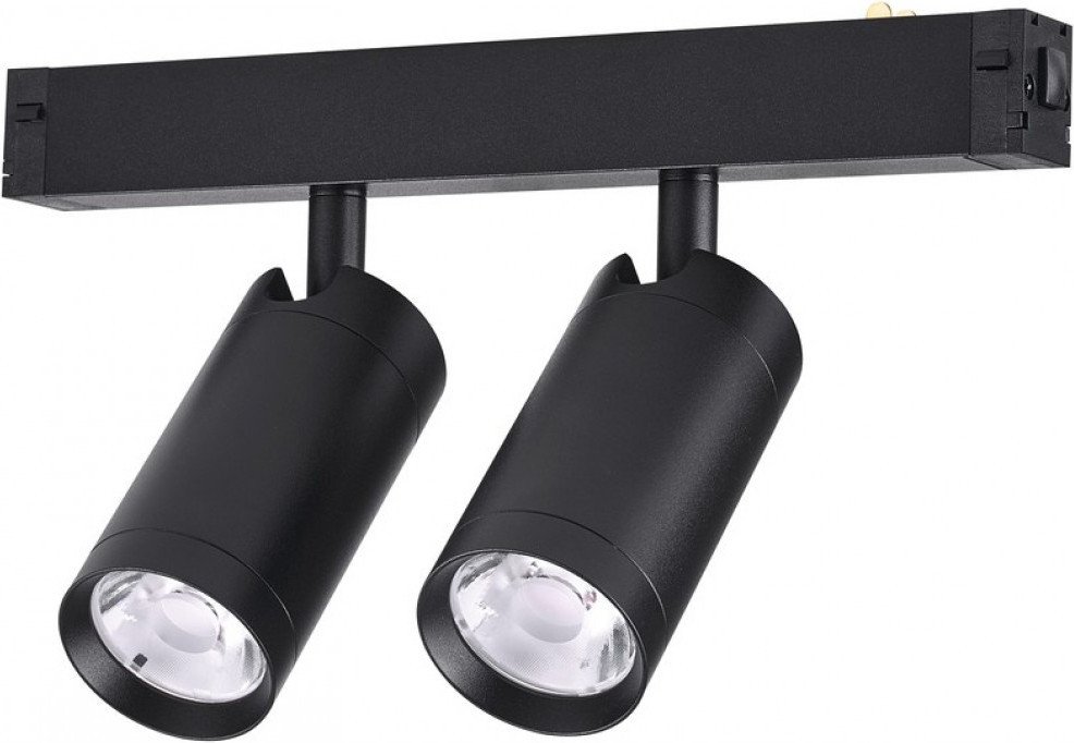 Трековый светильник AM Group Plain Cylinder AM590 2X10W 3000K BK