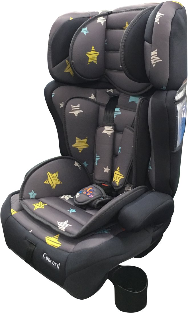 

Детское автокресло ForKiddy Concord (серый/звезды)