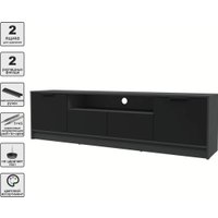 Тумба Интерлиния ТВ Концепт КТ-ТВ4-50 (черный/антрацит)